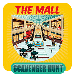 Mall Scavenger Hunt Clues for Adults.